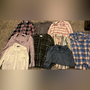 Assorted Women's Button-Up Shirts